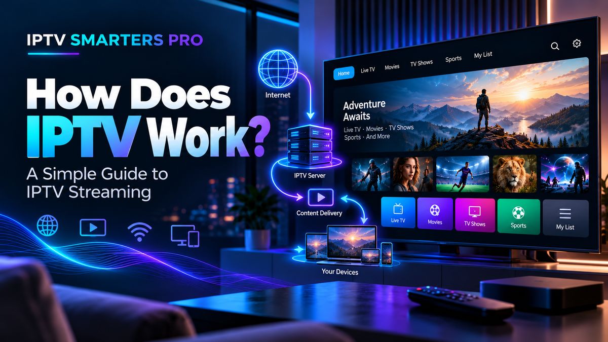 How Does IPTV Work? A Simple Guide to IPTV Streaming